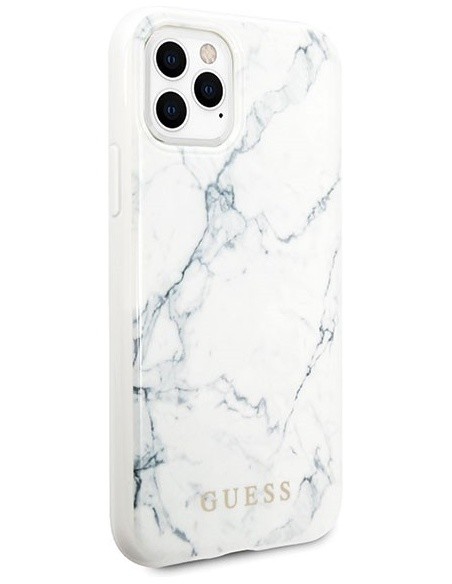 Husa Cover Guess Marble pentru iPhone 11 Pro Max Alb thumb