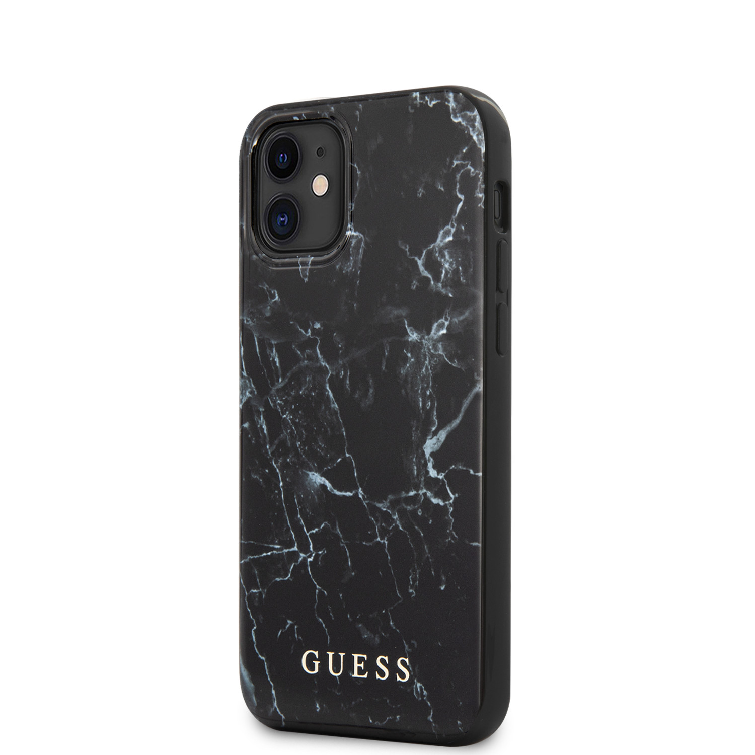 Husa Cover Guess Marble pentru iPhone 12 Mini Black thumb