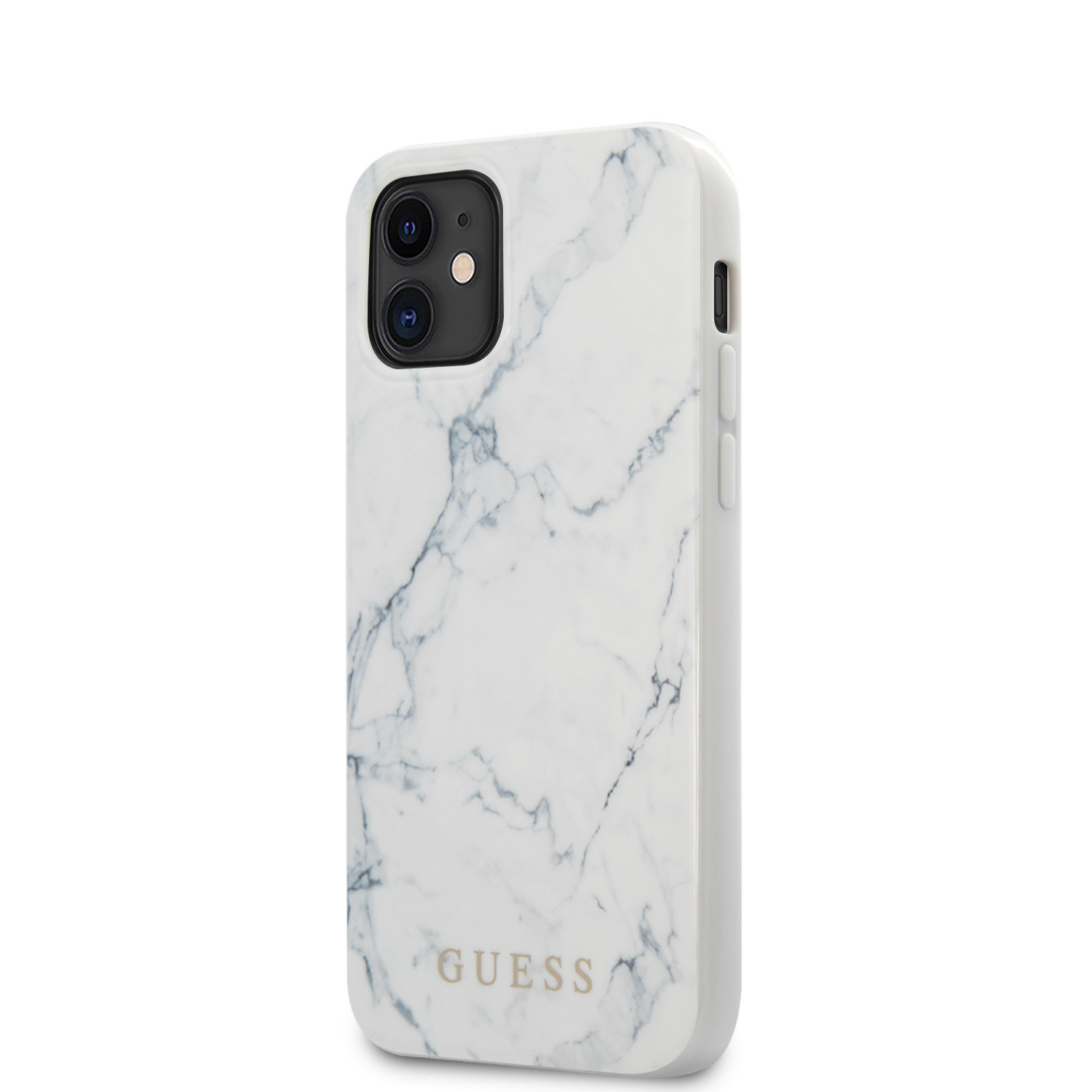 Husa Cover Guess Marble pentru iPhone 12 Mini White thumb