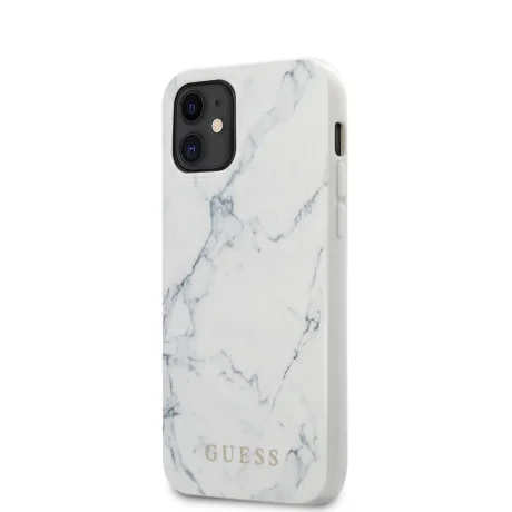 Husa Cover Guess Marble pentru iPhone 12 Mini White