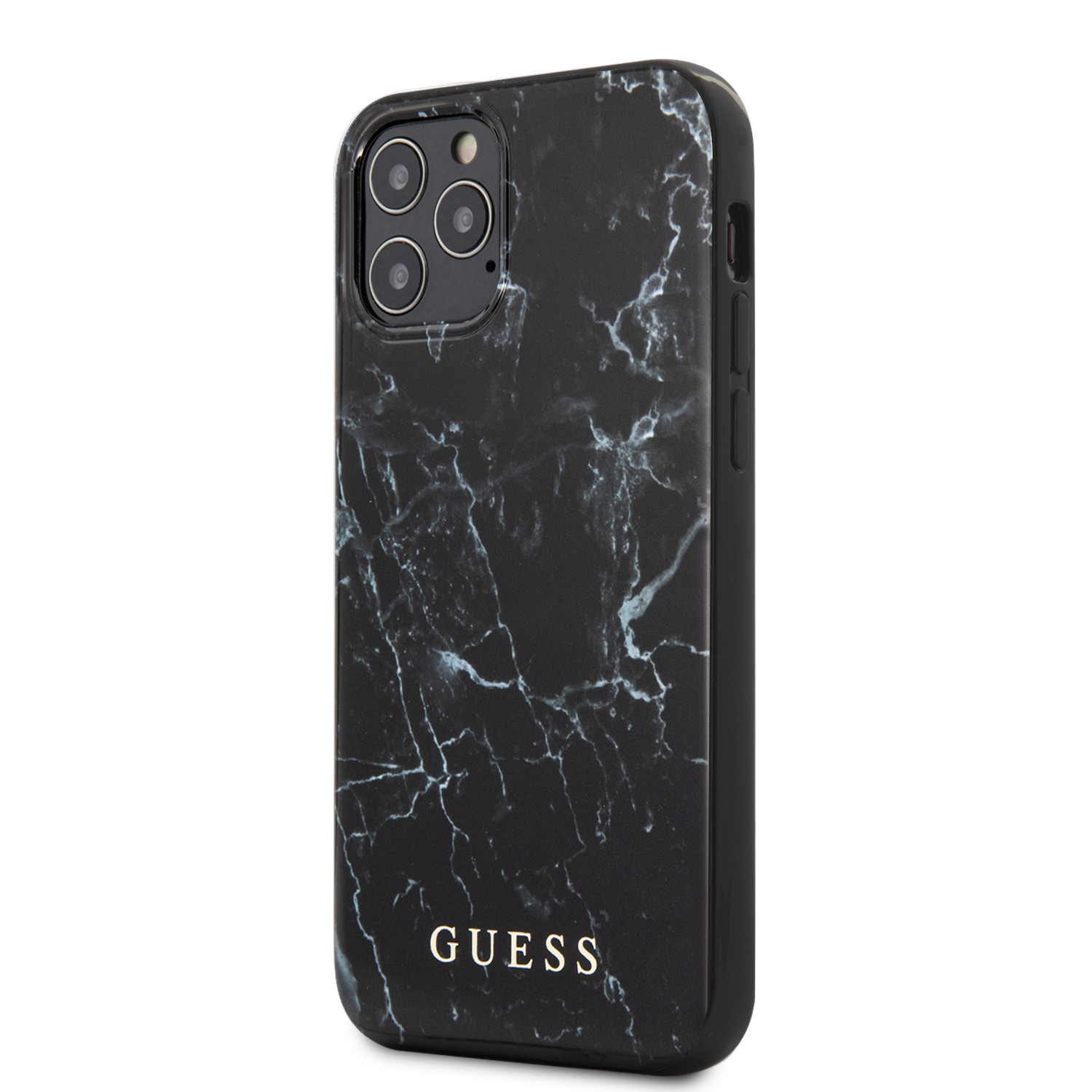 Husa Cover Guess Marble pentru iPhone 12 Pro Max Black thumb