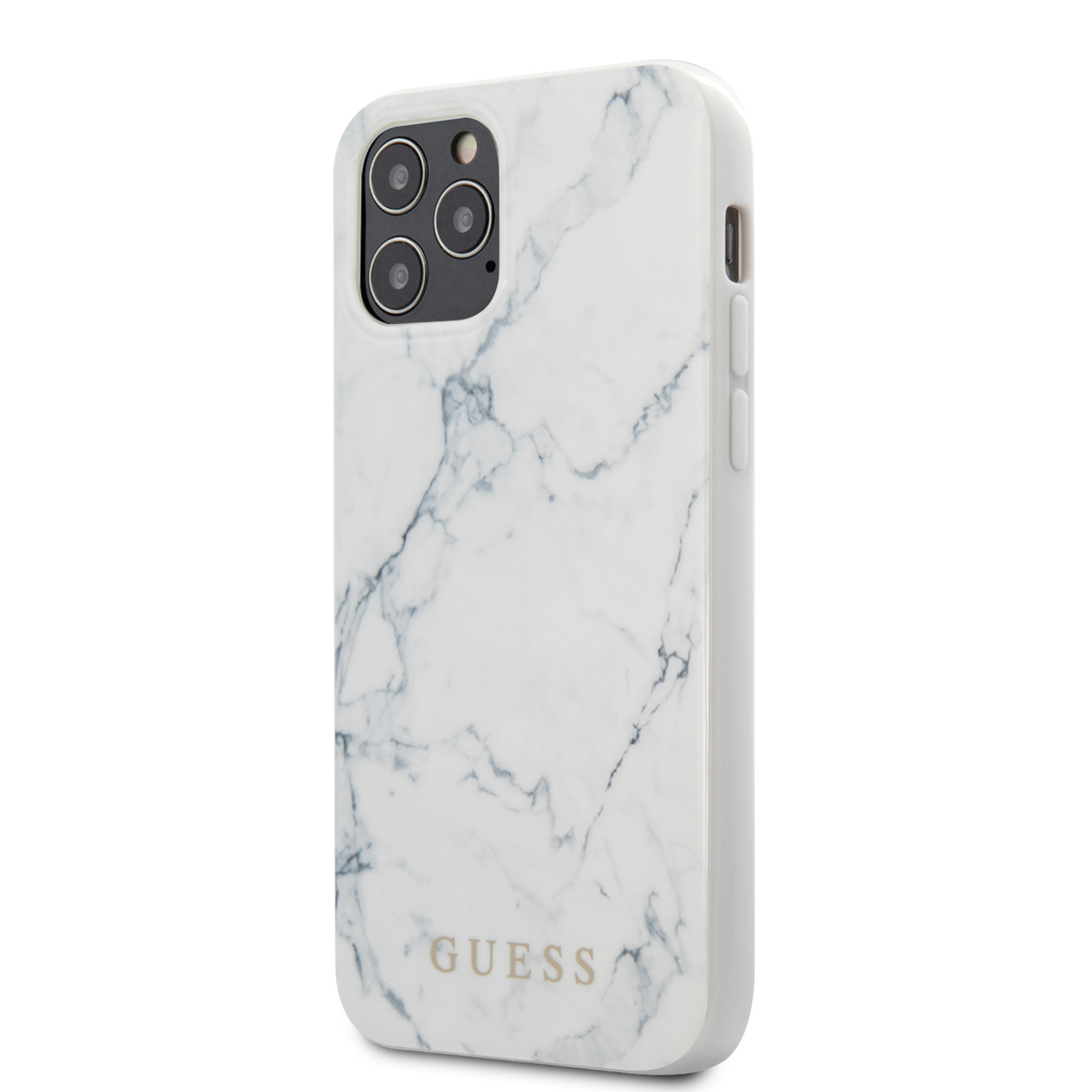 Husa Cover Guess Marble pentru iPhone 12 Pro Max White thumb