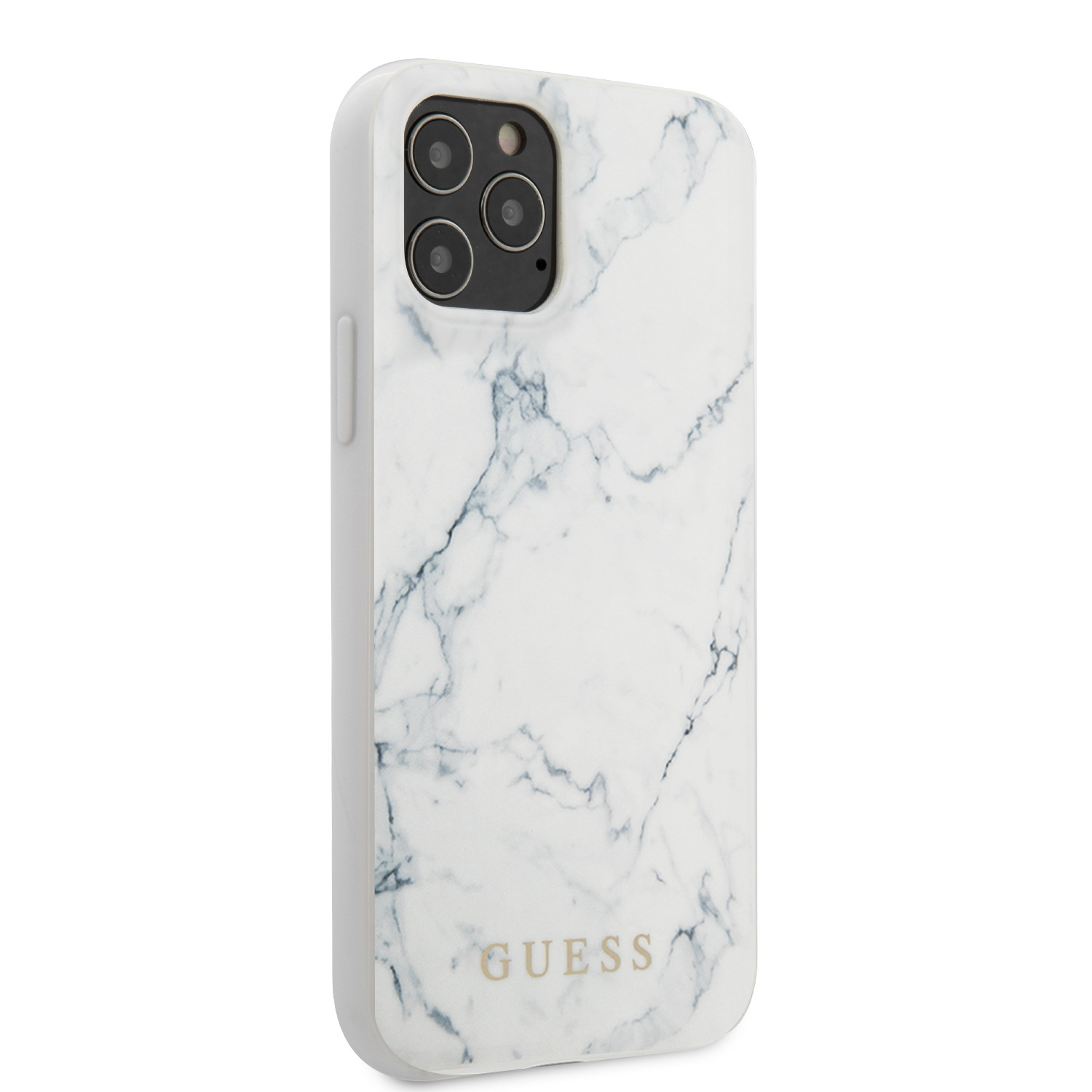 Husa Cover Guess Marble pentru iPhone 12/12 Pro White thumb