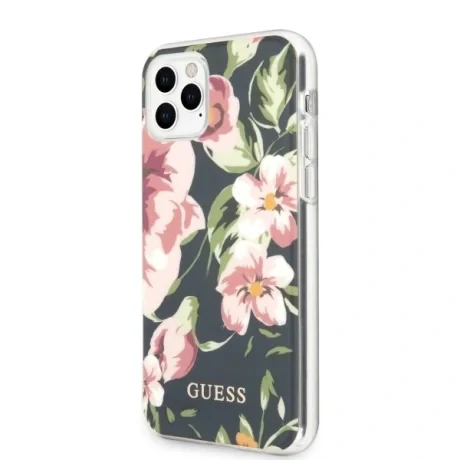 Husa Cover Guess N*3 Flower pentru iPhone 11 Pro Albastru