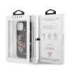 Husa Cover Guess N*4 Flower pentru iPhone 11 Pro, Negru