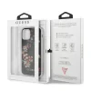 Husa Cover Guess Flower pentru iPhone 11 Pro Max Negru