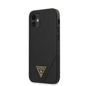 Husa Cover Guess Saffiano V Stitch pentru iPhone 12 Mini Black