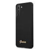 Husa Cover Guess Silicone Metal Logo pentru Samsung Galaxy S21 Black