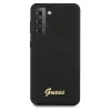 Husa Cover Guess Silicone Metal Logo pentru Samsung Galaxy S21 Black