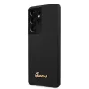 Husa Cover Guess Silicone Metal Logo pentru Samsung Galaxy S21 Ultra Black