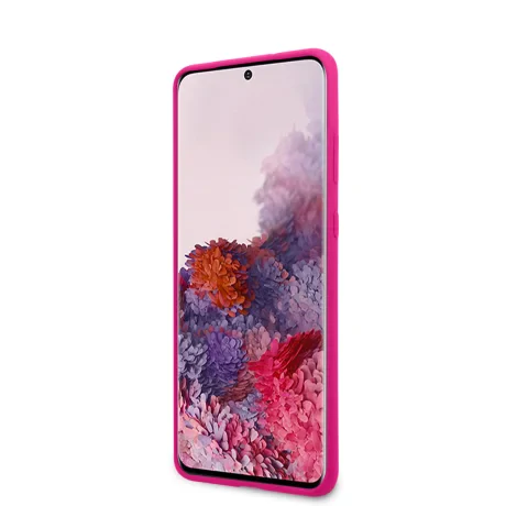 Husa Cover Guess Silicone Tone pentru Samsung Galaxy S20 Roz