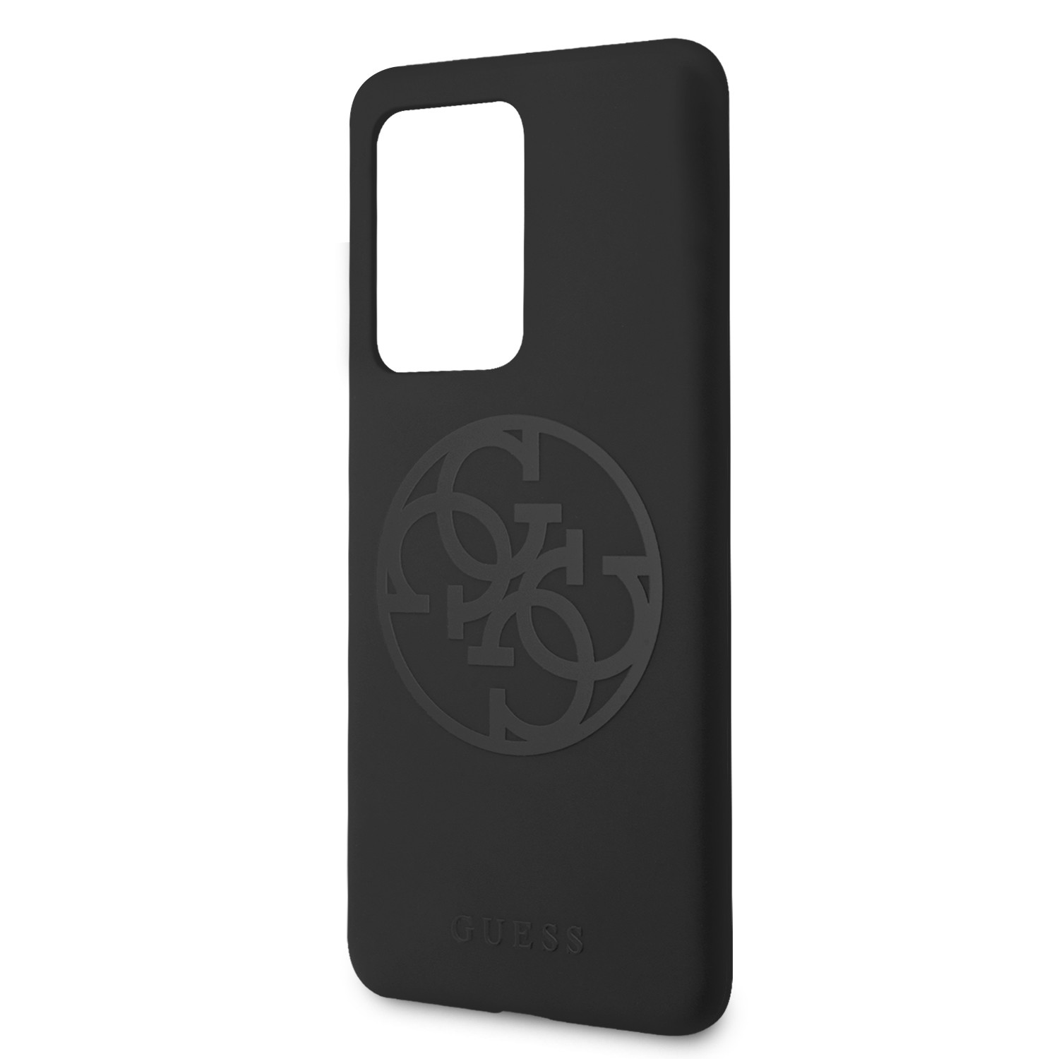 Husa Cover Guess Silicone Tone pentru Samsung Galaxy S20 Ultra Negru thumb