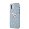 Husa Cover Guess TPU Denim Triangle pentru iPhone 12 Mini Light Blue