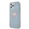 Husa Cover Guess TPU Denim Triangle pentru iPhone 12/12 Pro  Light Blue