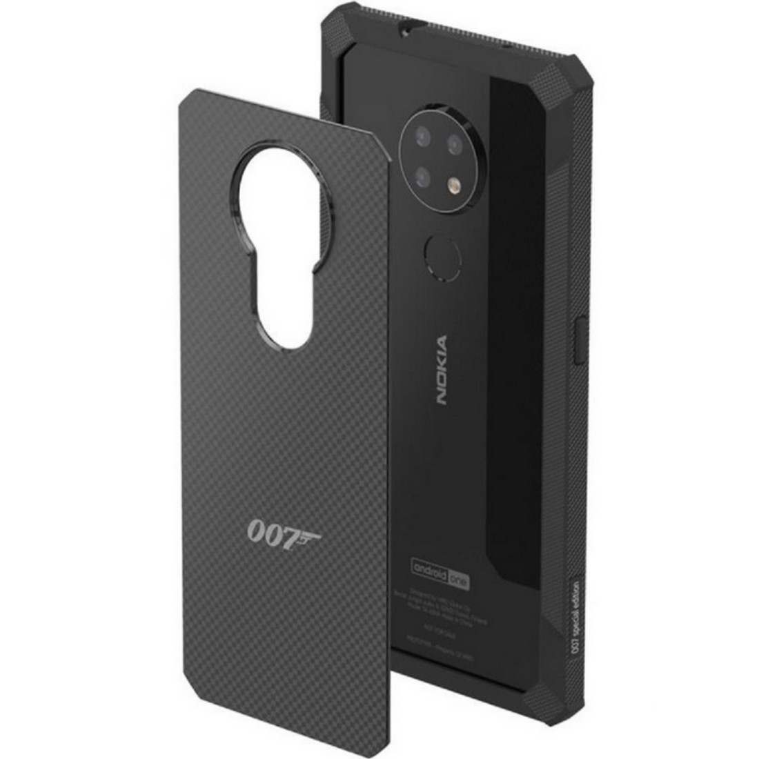 Husa Cover Hard Nokia 007 Special Edition pentru Nokia 6.2/7.2 Negru thumb