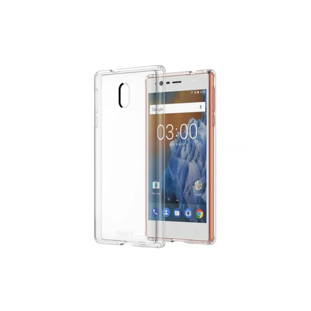 Husa Cover Hard Nokia Hybrid Crystal pentru Nokia 3 Transparent