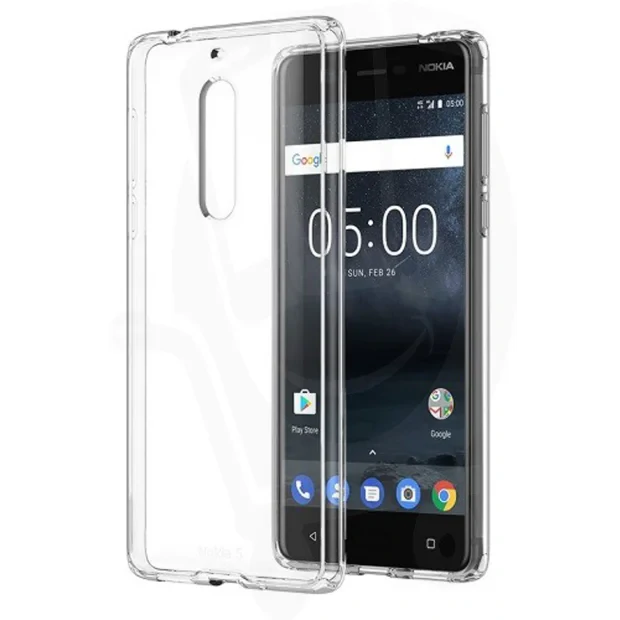 Husa Cover Hard Nokia Hybrid Crystal pentru Nokia 5 Transparent