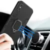Husa Cover Hard Ring Armor Pentru iPhone 12 Pro Max Negru