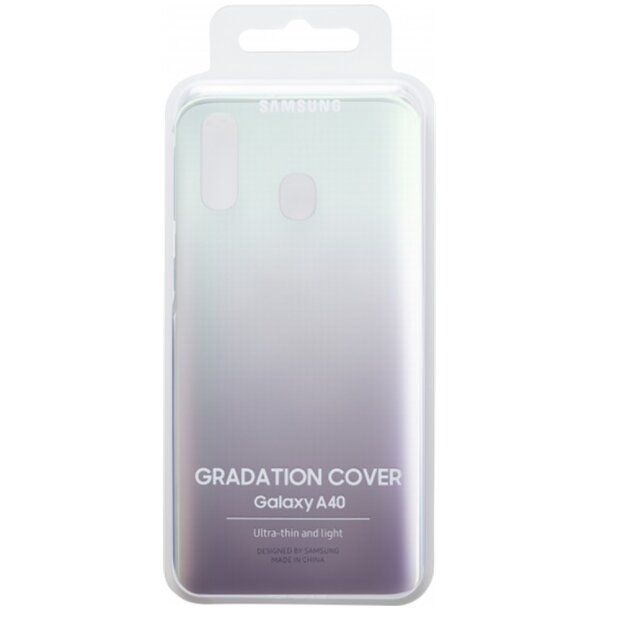 Husa Hard Gradiation Cover Samsung pentru Samsung Galaxy A40 Black
