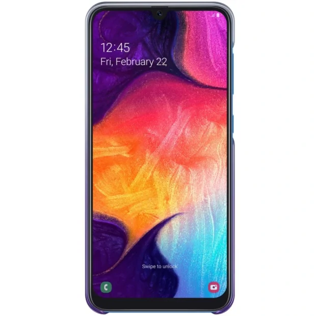 Husa Samsung Hard Gradiation Cover pentru Samsung Galaxy A50 Purple