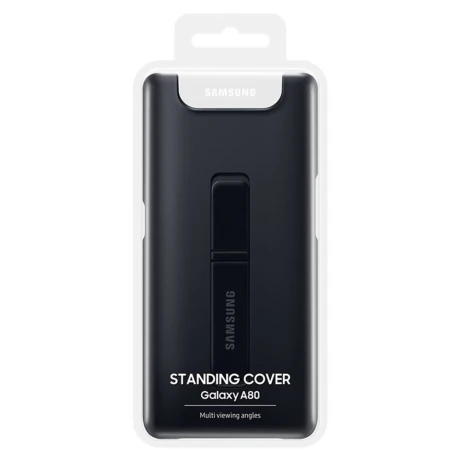 Husa Cover Hard Samsung Standing pentru Samsung Galaxy A80 Black