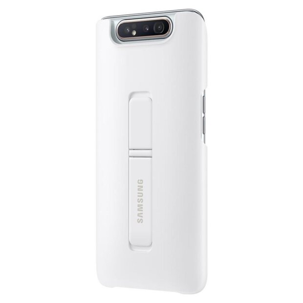 Husa Cover Hard Samsung Standing pentru Samsung Galaxy A80 White