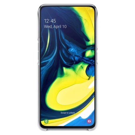 Husa Cover Hard Samsung Standing pentru Samsung Galaxy A80 White
