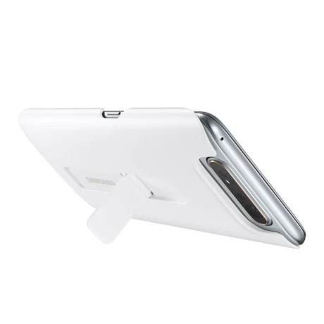 Husa Cover Hard Samsung Standing pentru Samsung Galaxy A80 White