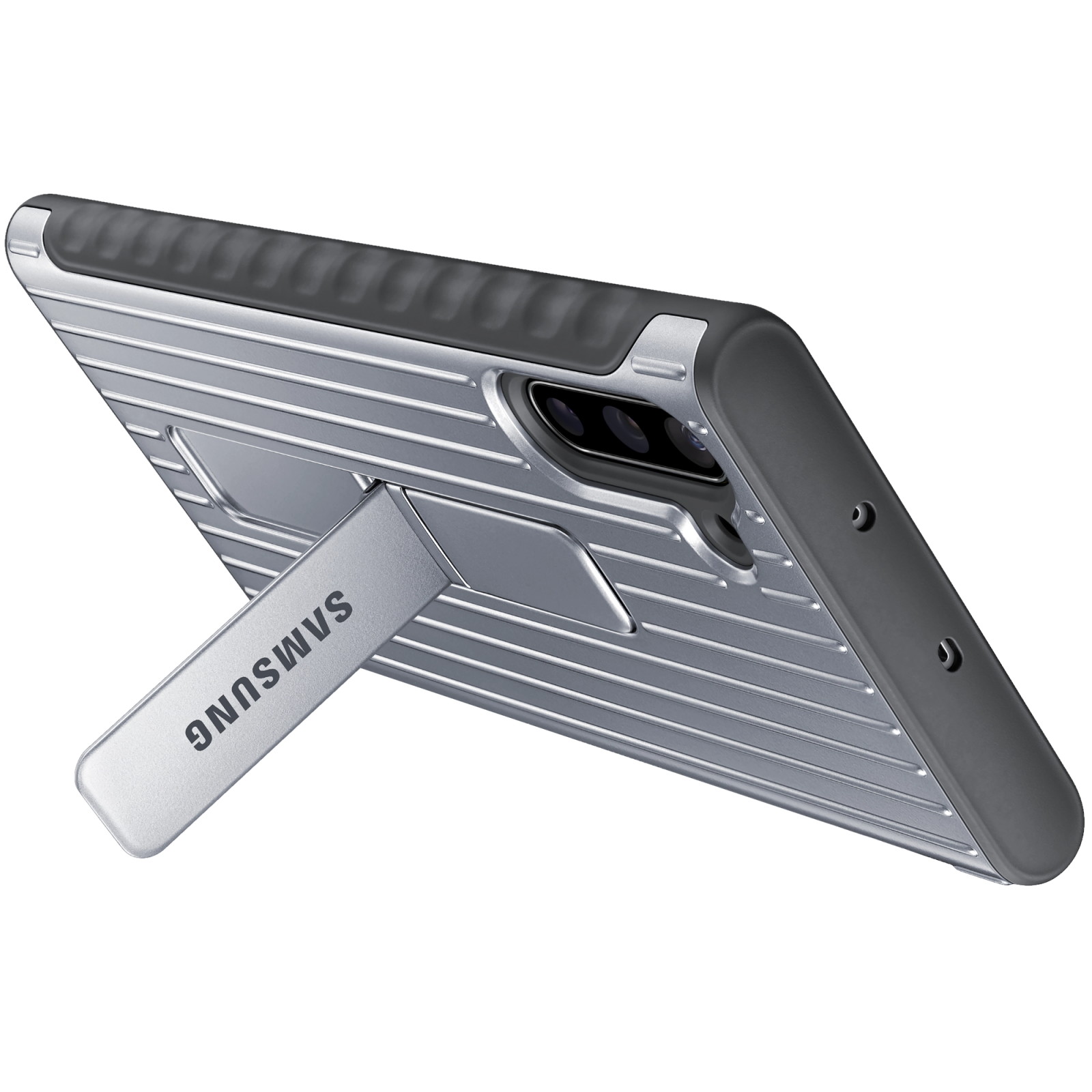 Husa Cover Hard Samsung Standing pentru Samsung Galaxy Note 10 Argintiu thumb