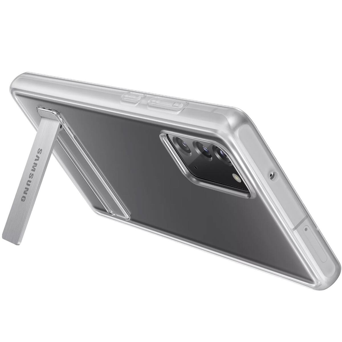 Husa Cover Hard  Standing pentru Samsung Galaxy Note 20  Clear thumb