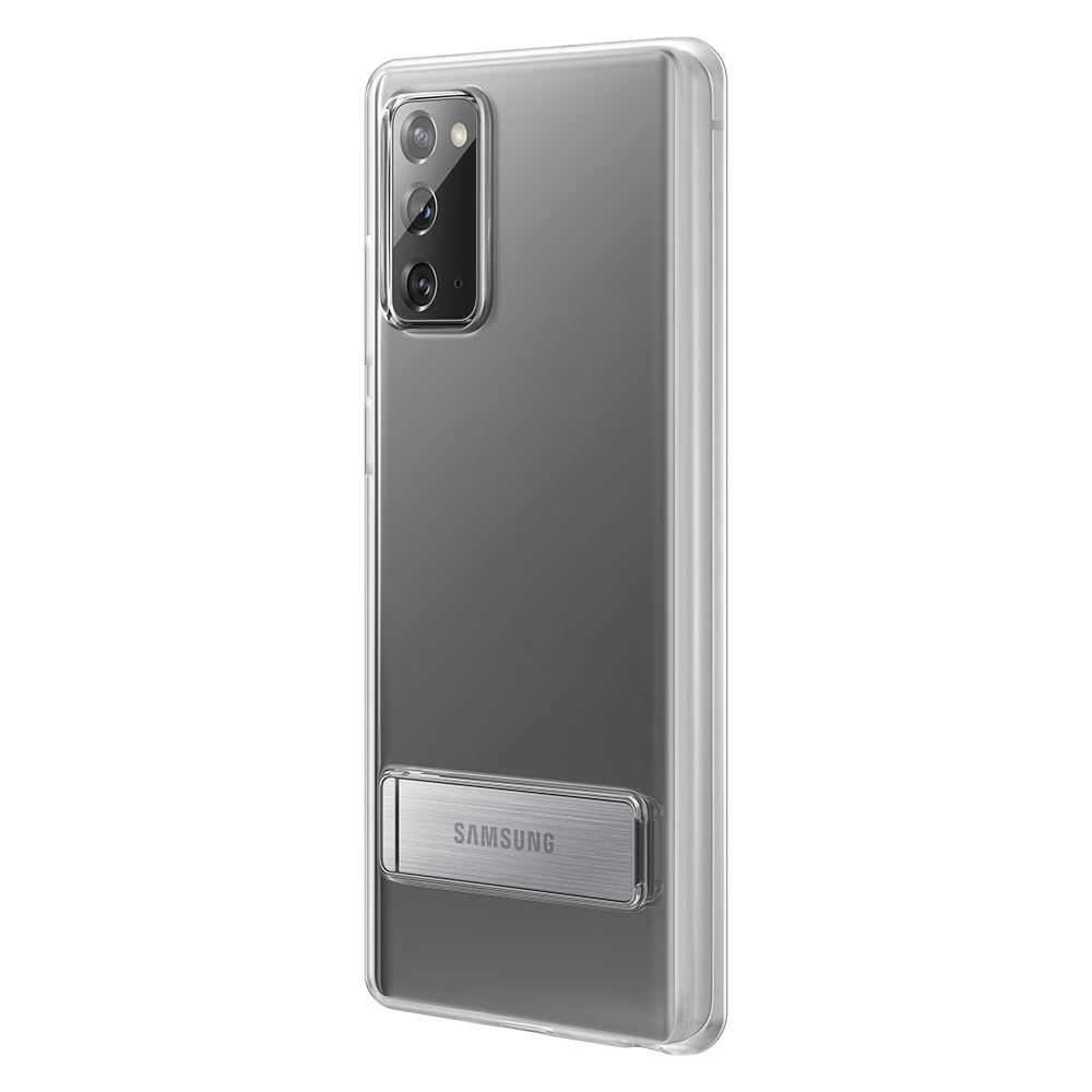 Husa Cover Hard  Standing pentru Samsung Galaxy Note 20  Clear thumb