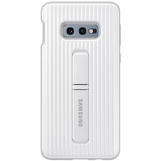 Husa Cover Hard Samsung Standing pentru Samsung Galaxy S10e Alb thumb