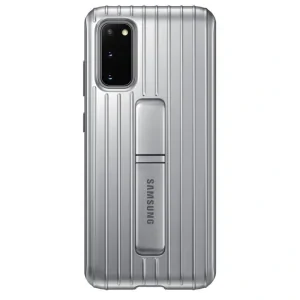 Husa Cover Hard Samsung Standing pentru Samsung Galaxy S20 Argintiu