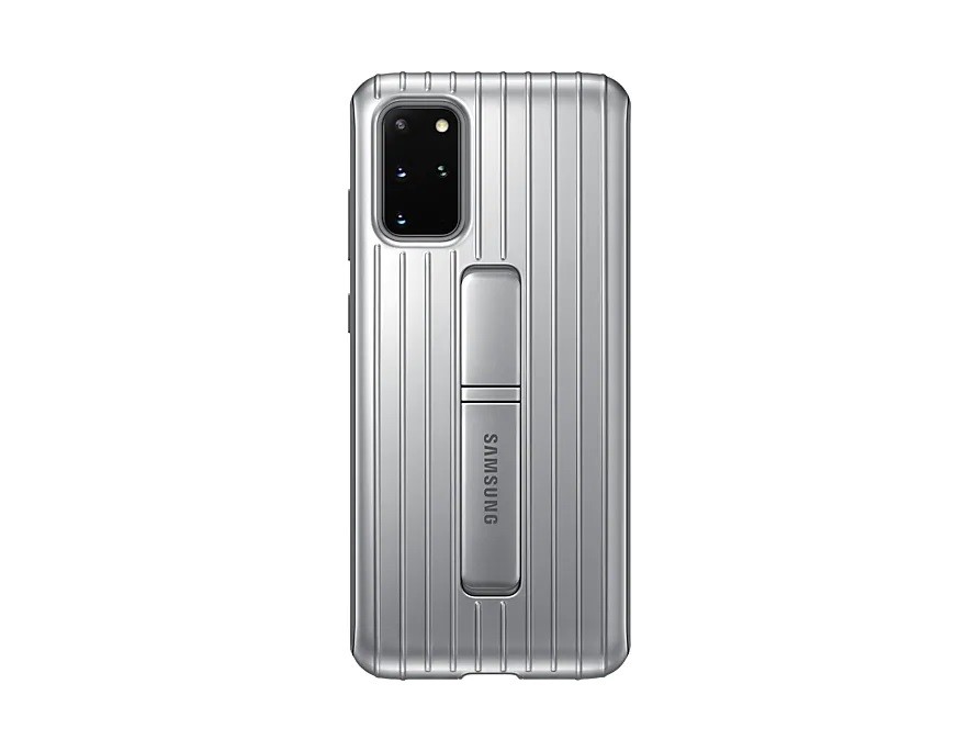 Husa Cover Hard Samsung Standing pentru Samsung Galaxy S20 Plus Argintiu thumb