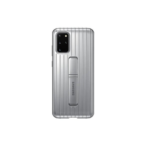 Husa Cover Hard Samsung Standing pentru Samsung Galaxy S20 Plus Argintiu