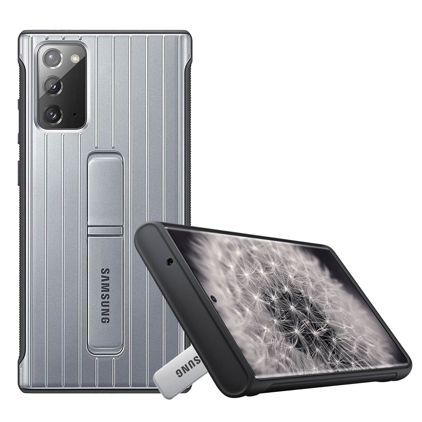 Husa Cover Hard Standing pentru Samsung Galaxy Note 20  Silver thumb
