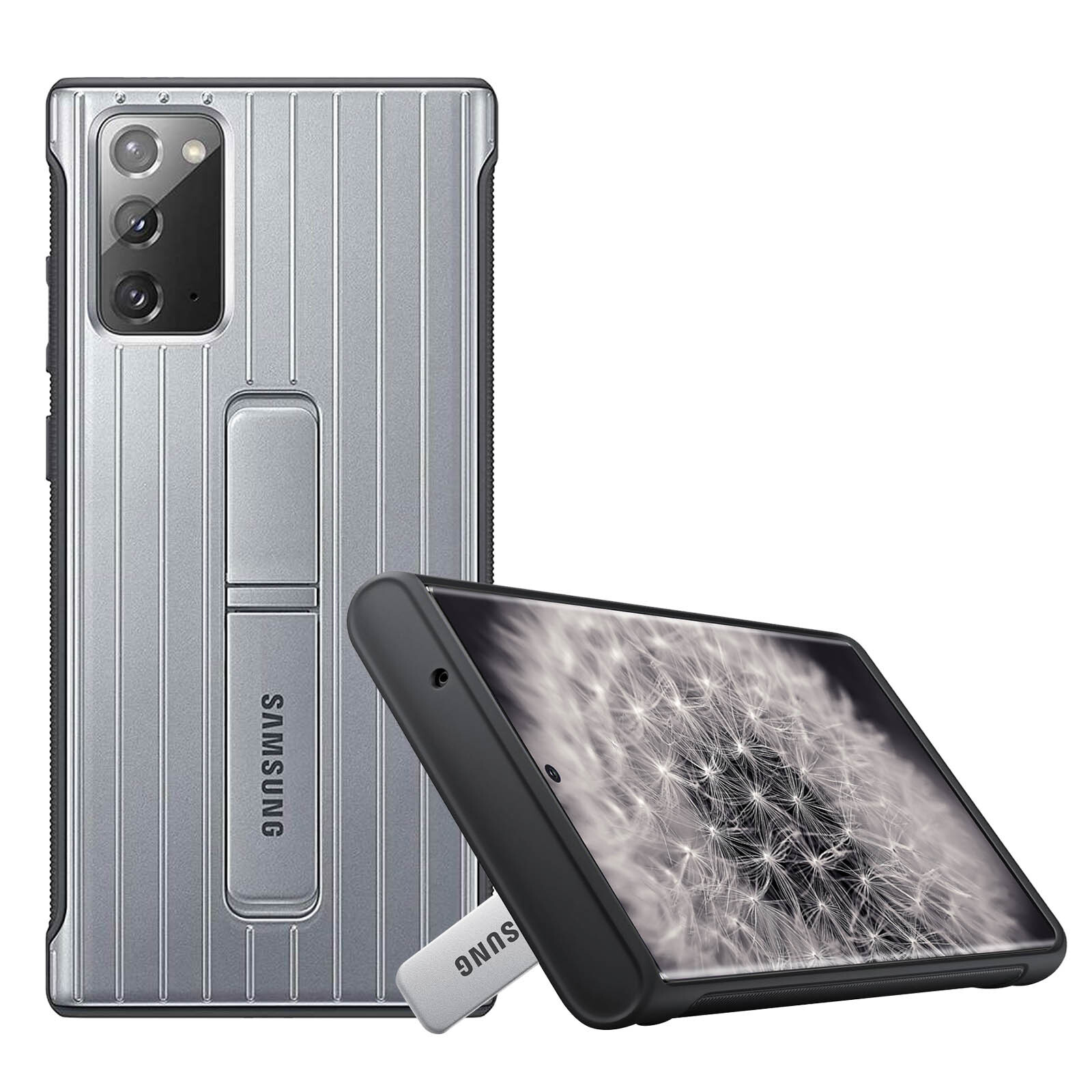 Husa Cover Hard Standing Samsung pentru Samsung Galaxy Note 20  Silver thumb