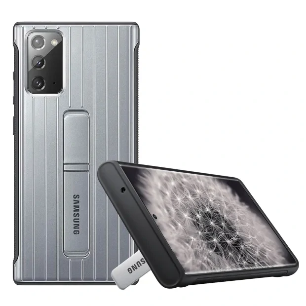 Husa Cover Hard Standing Samsung pentru Samsung Galaxy Note 20  Silver