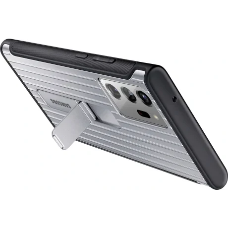 Husa Cover Hard Standing Samsung pentru Samsung Galaxy Note 20 Ultra  Silver