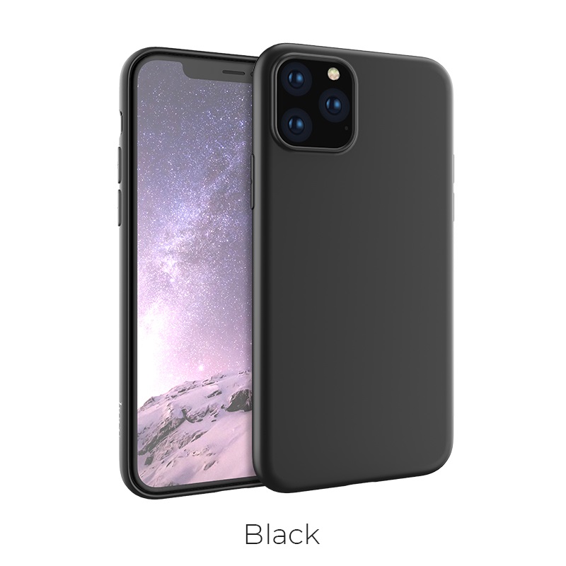 Husa Cover Hoco Silicon Fascination iPhone 11 Pro Max Negru thumb