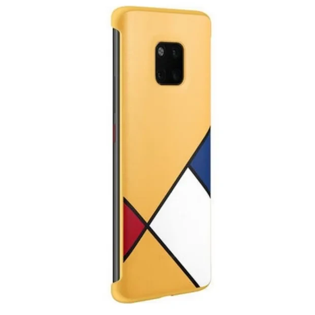 Husa Cover Huawei pentru Huawei Mate 20 Pro Abstract Art Yellow