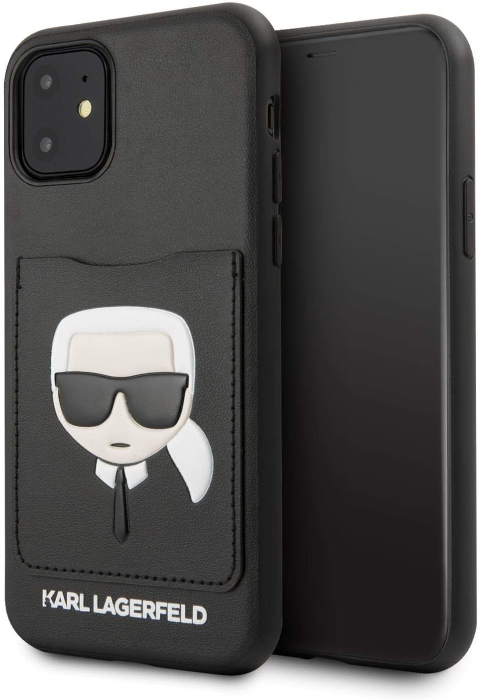 Husa Cover Karl Lagerfeld CardSlot pentru iPhone 11 Neagra thumb