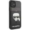 Husa Cover Karl Lagerfeld CardSlot pentru iPhone 11 Neagra