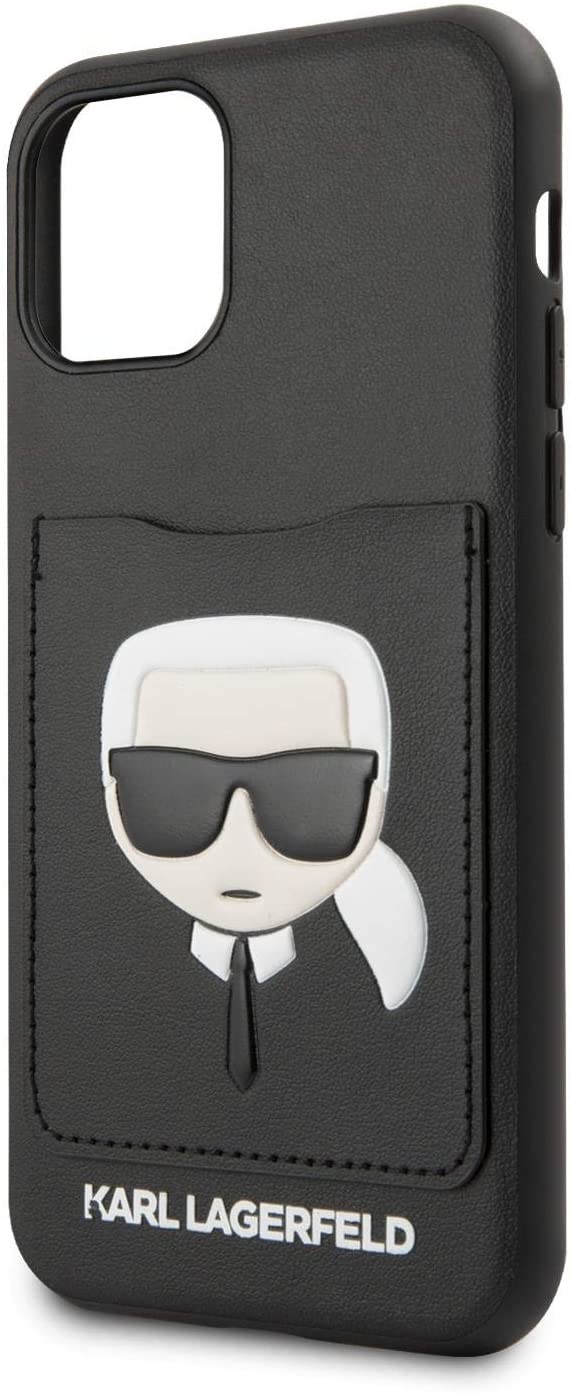 Husa Cover Karl Lagerfeld CardSlot pentru iPhone 11 Neagra thumb