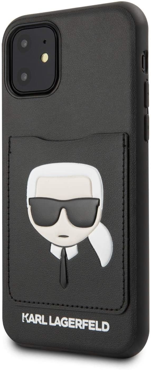 Husa Cover Karl Lagerfeld CardSlot pentru iPhone 11 Neagra thumb