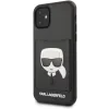 Husa Cover Karl Lagerfeld CardSlot pentru iPhone 11 Neagra