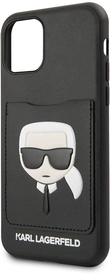 Husa Cover Karl Lagerfeld CardSlot pentru iPhone 11 Pro Max, Negru thumb