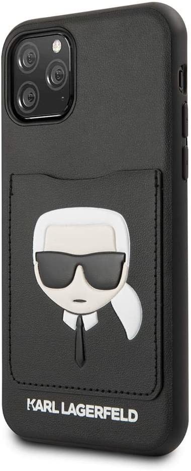 Husa Cover Karl Lagerfeld CardSlot pentru iPhone 11 Pro Max, Negru thumb