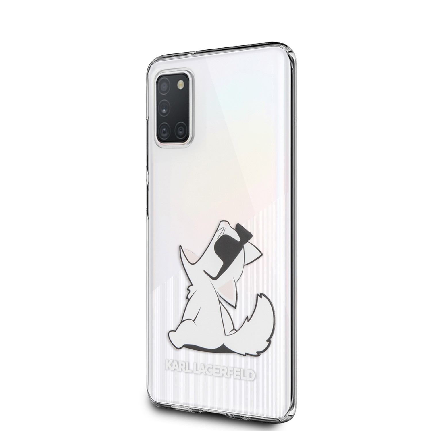 Husa Cover Karl Lagerfeld Choupette Fun penru Samsung Galaxy A31 Clear thumb