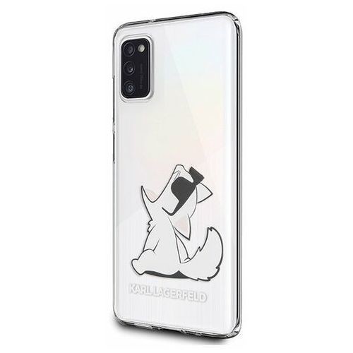 Husa Cover Karl Lagerfeld Choupette Fun penru Samsung Galaxy A41 Clear thumb